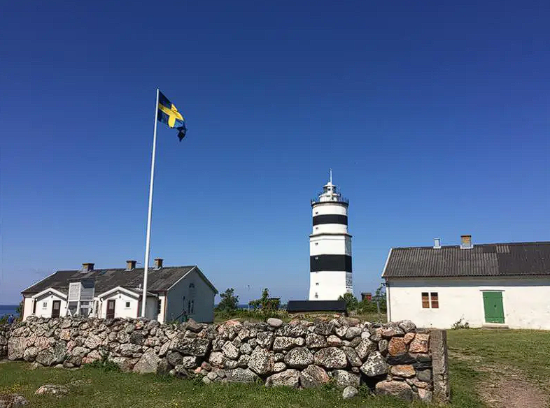 Vista del puerto de Öregrund