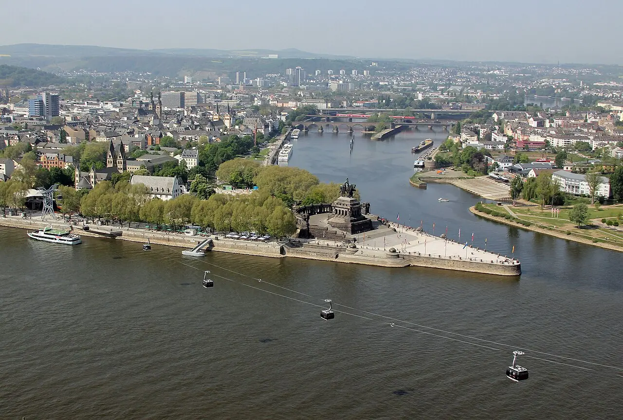 Deutsches Eck i Koblenz